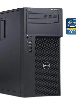 Пк б-класс dell precision t1700 tower / intel core i5-4690k (4 ядра по 3.5 - 3.9 ghz) / 16 gb ddr3 / 256 gb ssd / intel hd