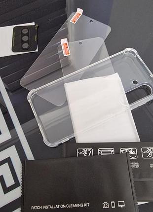 Samsung a56 5 прозорий чехол захисне скло