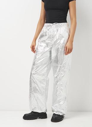 Сріблясті штани zara