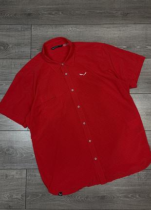 Фірмова спортивна сорочка з коротким рукавом шведка salewa puez minicheck dry short sleeve men's shirt