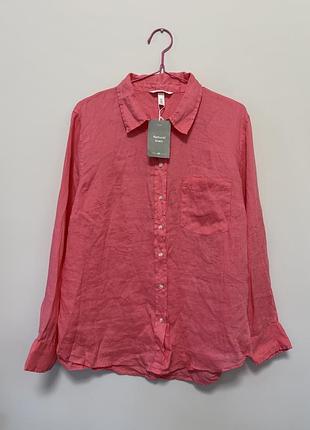 Льняна сорочка h&amp;m premium