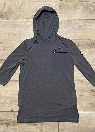 Мужское баскетбольное худи nike kd zonal cooling 3/4 sleeve (размер m) оригинал