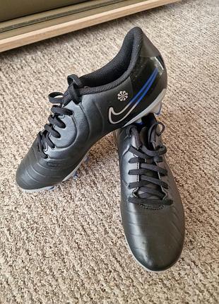 Детские бутсы nike tiempo legend x academy mg black