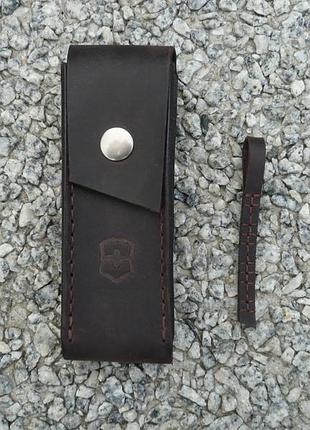 Кожаный чехол для ножа victorinox swisschamp