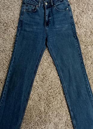 Джинси прямого крою / mom jeans dk49 jeans (розмір s / 36 / 26)