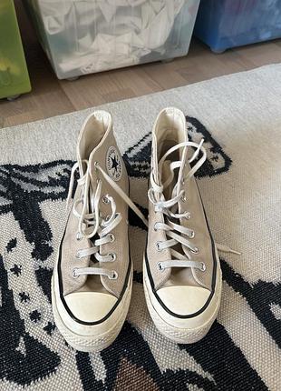Кросівки converse жіночі бежеві