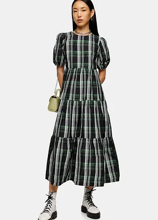 1+1=3❤️ стильная сукетка в клетку от topshop