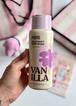 Гель для душу з скрабуючими частинами vanilla victoria’s secret