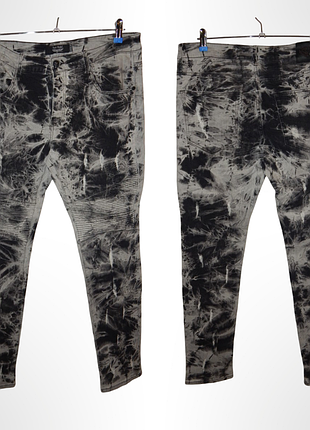 Джинсы rock rebel by emp acid jared slim fit distressed denim. size w33 l34