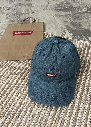 Кепка levi’s джинсова