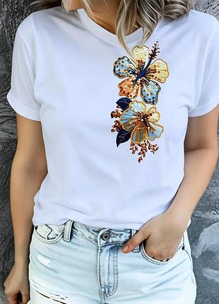Новая красивая футболка р.xl
