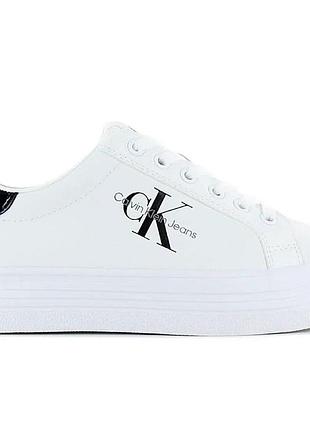 Снікерси calvin klein bold vulc flatf lace lth met yw0yw01393