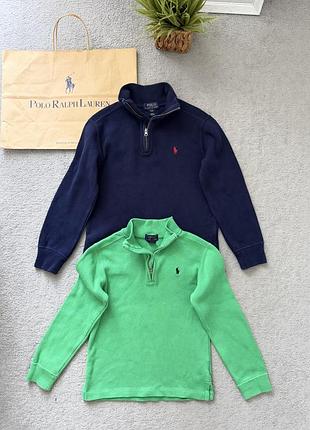 Комплект на хлопчика ( зіпка гольф реглан) polo ralph lauren оригінал 7-8 років