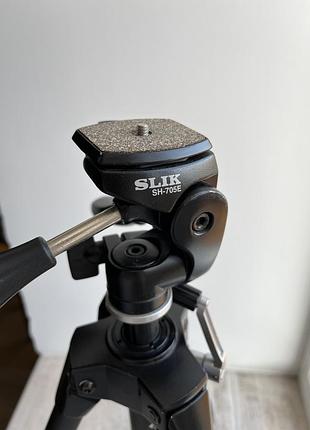 Штатив для камери професійний slik pro 333dx 6