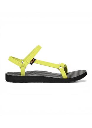 Жіночі босоніжки teva original universal slim салатовий/лимонний 40 розмір