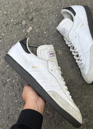 Кроссовки adidas samba оригинал 47 размер кожаные кеды