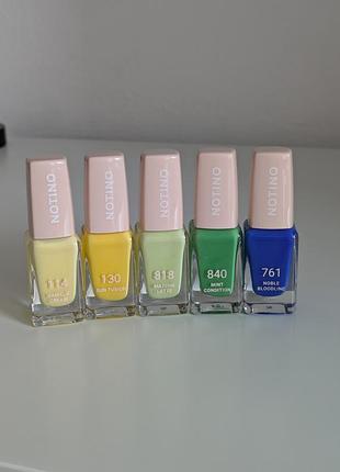 Набор лаков для ногтей 5 шт notino gel effect nail polish
