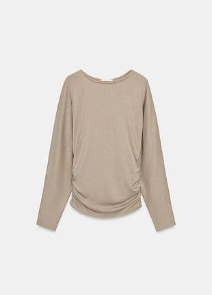 Мягкий лонгслив от zara,p. s
