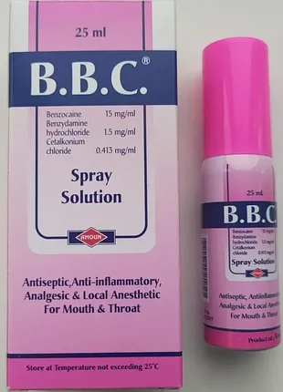 Спрей-b.b.c.-spray solution 25ml