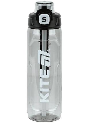 Пляшка для води kite k25-1211-1, 800 мл, чорна