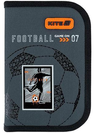 Пенал без наполнения kite goal k26-621-2, 1 отделение, 1 отворот