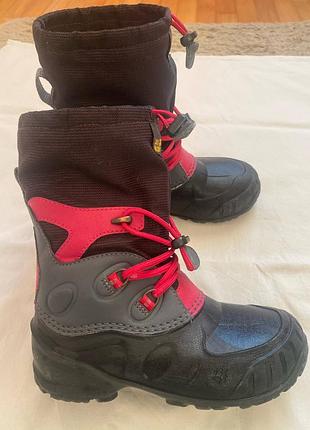 Чоботи для дівчинки jack wolfskin, 32 розмір. зимові