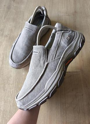 Круті чоловічі кросівки сліпони skechers, модель 2022, р. 46.