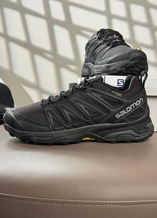 Чоловічі кросівки salomon speedcross pro thinsulate black grey white