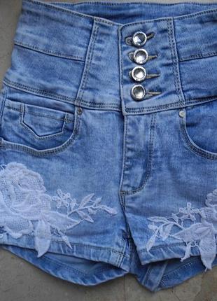 Шорти на дівчинку denim джинсові