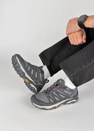 Чоловічі кросівки salomon speedcross pro thinsulate grey beige 3