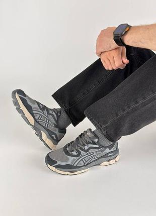 Чоловічі кросівки asics gel-nyc gtx m grey beige 2