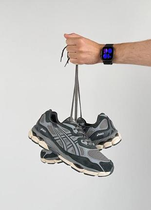 Чоловічі кросівки asics gel-nyc gtx m grey beige 4