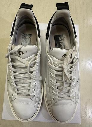 Снікерси кросівки golden goose 39 розмір онигінал шкіріня білі