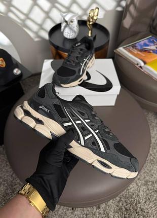Чоловічі кросівки asics gel-nyc gtx m dark grey beige 6