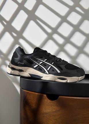 Чоловічі кросівки asics gel-nyc gtx m dark grey beige 8