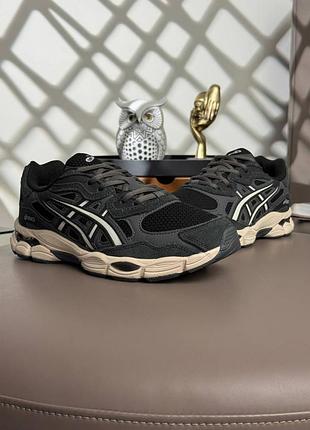 Чоловічі кросівки asics gel-nyc gtx m dark grey beige 9