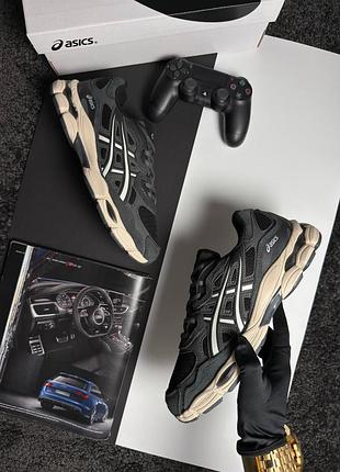 Чоловічі кросівки asics gel-nyc gtx m dark grey beige 10