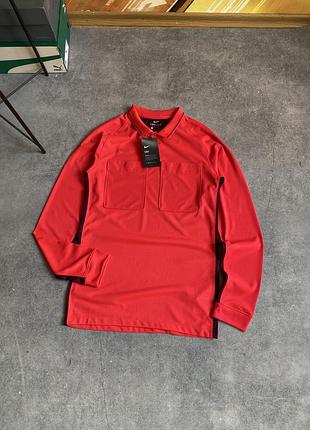 Nike dri-fit ref t-shirt оригінал нова чоловіча кофта арбітра рефері футболка лонгслів футбольна для футболу s