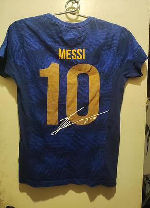 Месси футболка барселона с подписью messi орегинал с штрихкодом