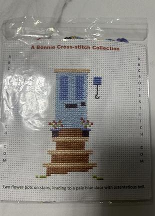 Новий набір для вишивання хрестиком «блакитні двері» (a bonnie cross-stitch collection)