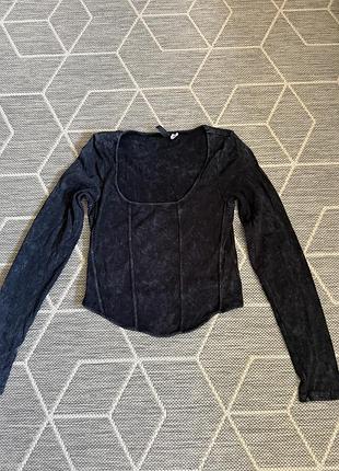Топ в рубчик divided by h&m