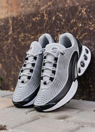 Мужские кроссовки nike air max dn • light grey/ black/white
