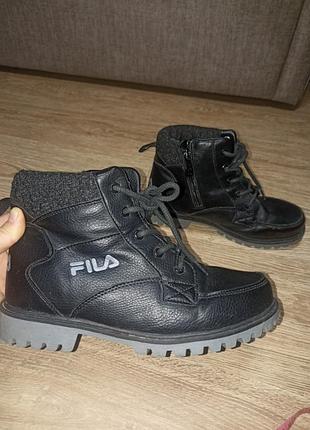 Жіночі шкіряні черевики fila, 38