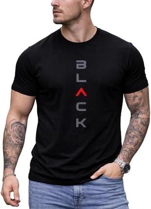 Чорна чоловіча футболка black