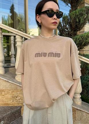 Футболка miu miu s-m
