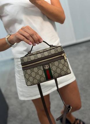Сумочка з монограмою гучі gucci на змійці
