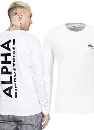 Alpha industries чоловічий,лонгслів кофта футболка з довгим рукавом оригінал
