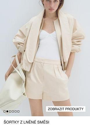 Льняные шорты h&amp;m 36p.