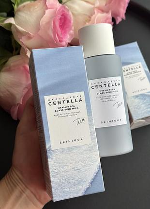 Skin1004 madagascar centella hyalu-teca glass skin milk — зволожувальне тонер-молочко
