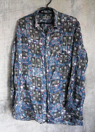 Vintage принт сорочка